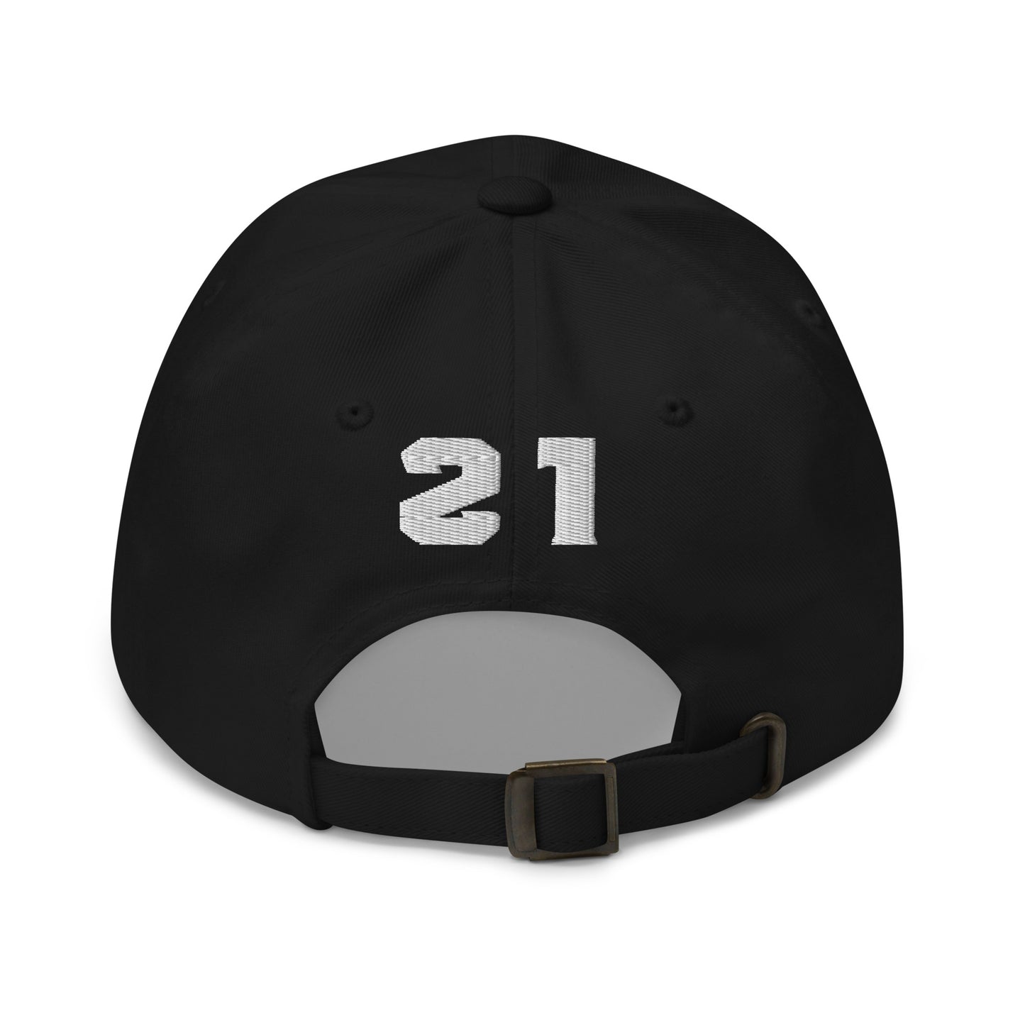MSTHTD Dad Hat (bestickt) white / black