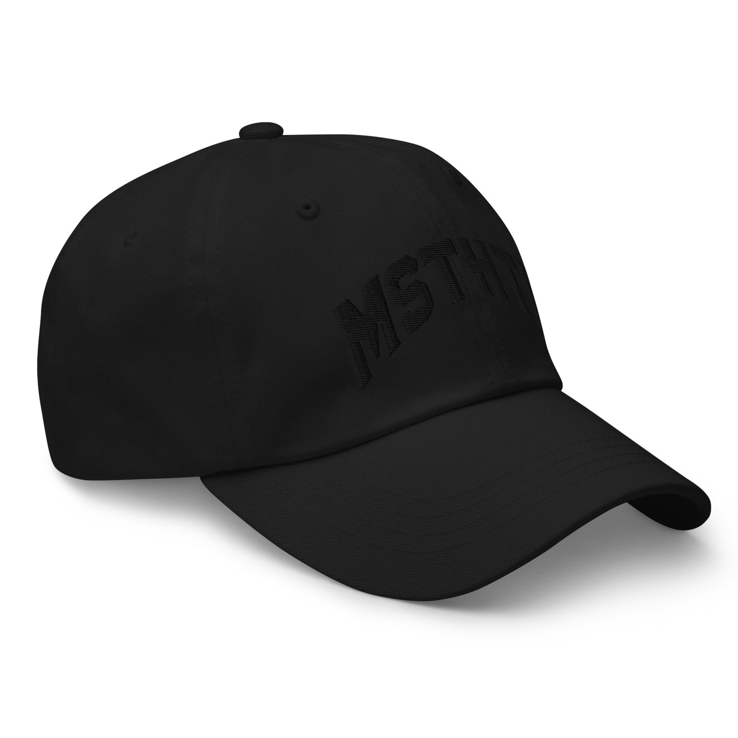 MSTHTD Dad Hat (bestickt) black / black